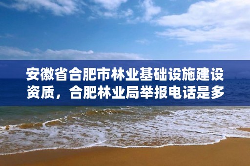 安徽省合肥市林业基础设施建设资质，合肥林业局举报电话是多少