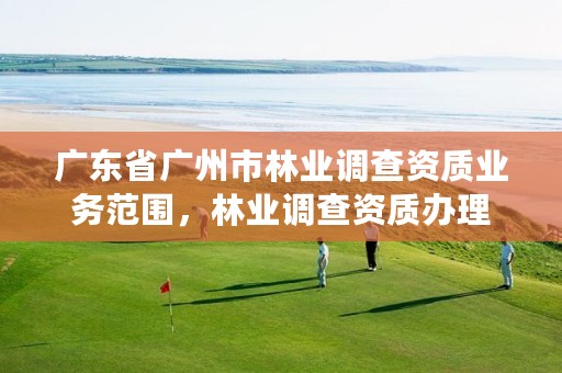 广东省广州市林业调查资质业务范围，林业调查资质办理
