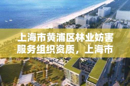 上海市黄浦区林业妨害服务组织资质，上海市黄浦区林业妨害服务组织资质公示