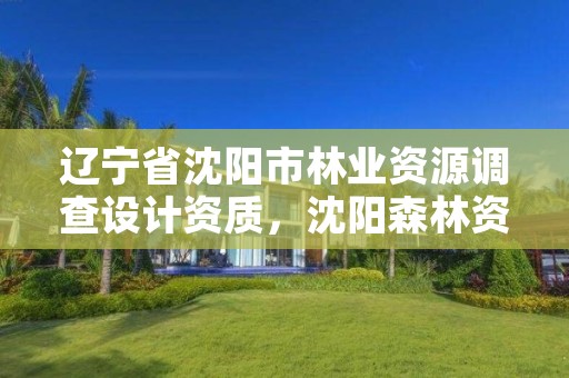 辽宁省沈阳市林业资源调查设计资质，沈阳森林资源监测中心待遇