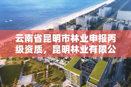 云南省昆明市林业申报丙级资质，昆明林业有限公司