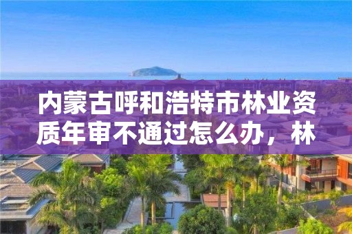 内蒙古呼和浩特市林业资质年审不通过怎么办,林业工程资质在哪办
