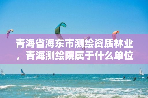 青海省海东市测绘资质林业，青海测绘院属于什么单位