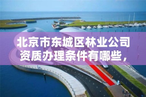 北京市东城区林业公司资质办理条件有哪些，北京林业公司招聘