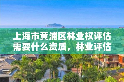 上海市黄浦区林业权评估需要什么资质，林业评估公司资质
