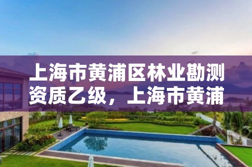 上海市黄浦区林业勘测资质乙级，上海市黄浦区林业勘测资质乙级企业名单