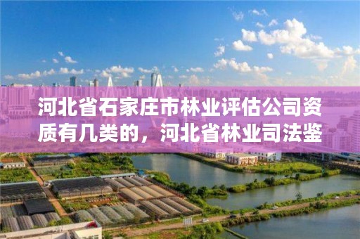 河北省石家庄市林业评估公司资质有几类的，河北省林业司法鉴定中心有几家