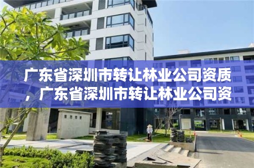 广东省深圳市转让林业公司资质，广东省深圳市转让林业公司资质公示