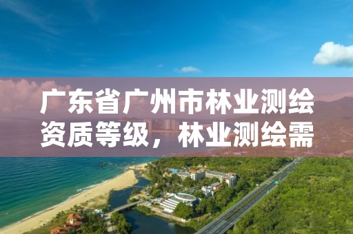 广东省广州市林业测绘资质等级，林业测绘需要什么资质