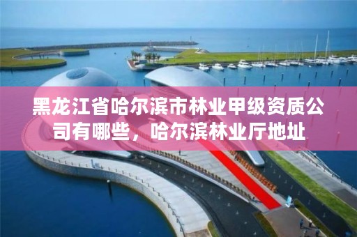黑龙江省哈尔滨市林业甲级资质公司有哪些，哈尔滨林业厅地址