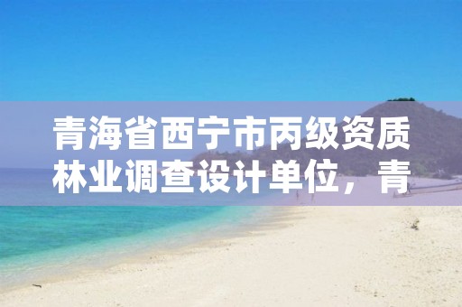 青海省西宁市丙级资质林业调查设计单位，青海省林业工程咨询中心待遇咋样?