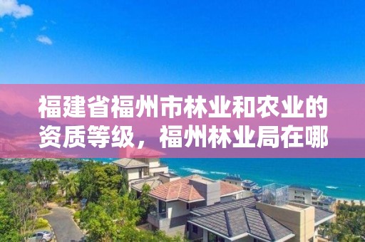 福建省福州市林业和农业的资质等级，福州林业局在哪里