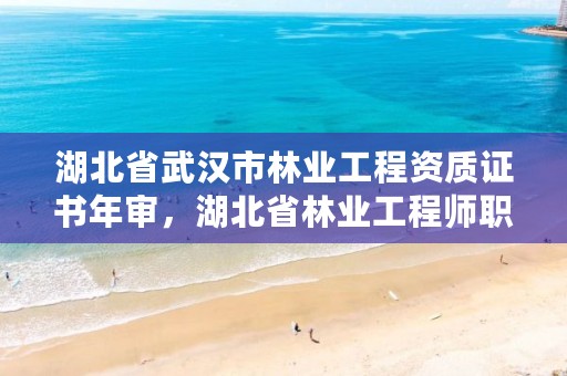 湖北省武汉市林业工程资质证书年审，湖北省林业工程师职称评定条件
