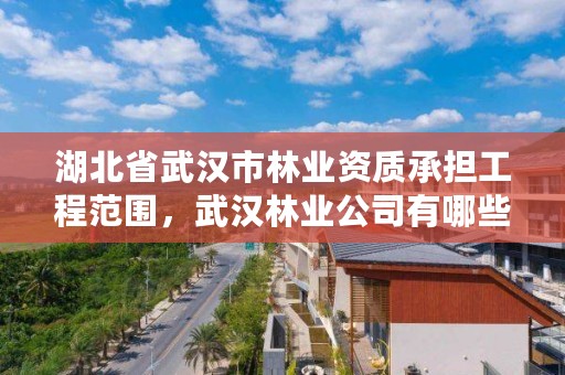 湖北省武汉市林业资质承担工程范围,武汉林业公司有哪些