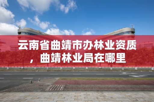 云南省曲靖市办林业资质，曲靖林业局在哪里