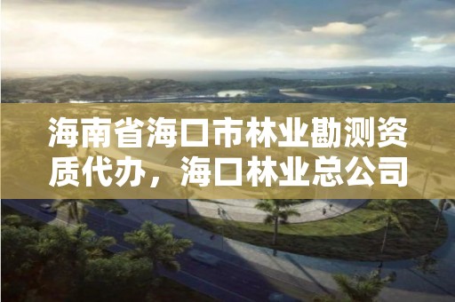 海南省海口市林业勘测资质代办,海口林业总公司
