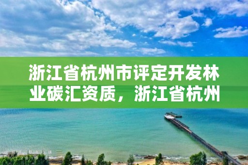 浙江省杭州市评定开发林业碳汇资质,浙江省杭州市评定开发林业碳汇资质的公司