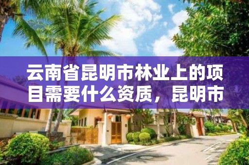 云南省昆明市林业上的项目需要什么资质，昆明市林业产业投资开发有限公司