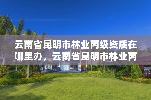 云南省昆明市林业丙级资质在哪里办，云南省昆明市林业丙级资质在哪里办理