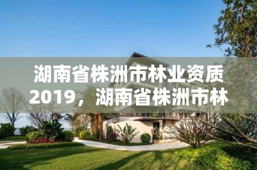 湖南省株洲市林业资质2019，湖南省株洲市林业资质2019年查询