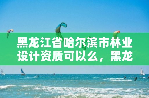 黑龙江省哈尔滨市林业设计资质可以么，黑龙江省林业设计研究院改制方案