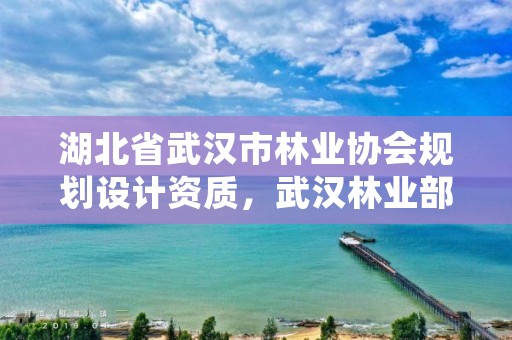 湖北省武汉市林业协会规划设计资质，武汉林业部门