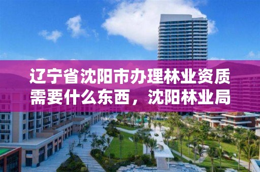 辽宁省沈阳市办理林业资质需要什么东西，沈阳林业局在什么地方
