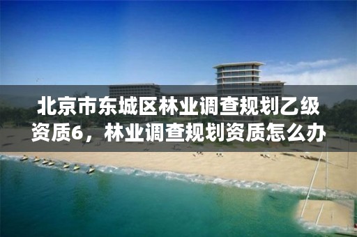 北京市东城区林业调查规划乙级资质6，林业调查规划资质怎么办理