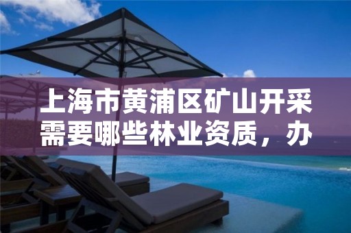 上海市黄浦区矿山开采需要哪些林业资质，办理采矿证林业手续怎么办