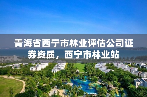 青海省西宁市林业评估公司证券资质，西宁市林业站
