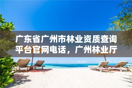 广东省广州市林业资质查询平台官网电话，广州林业厅