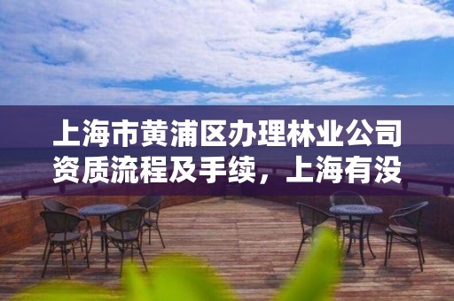 上海市黄浦区办理林业公司资质流程及手续，上海有没有林业局