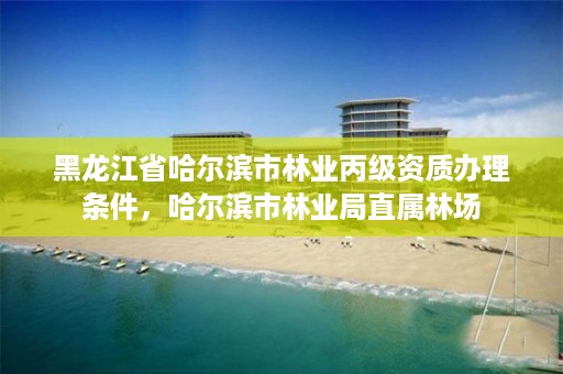 黑龙江省哈尔滨市林业丙级资质办理条件，哈尔滨市林业局直属林场