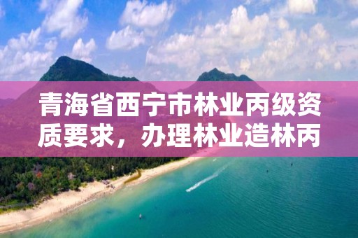 青海省西宁市林业丙级资质要求,办理林业造林丙级资质费用