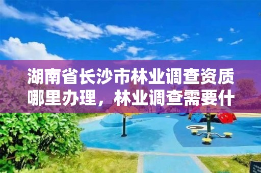 湖南省长沙市林业调查资质哪里办理，林业调查需要什么资质