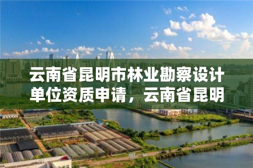 云南省昆明市林业勘察设计单位资质申请，云南省昆明市林业勘察设计单位资质申请表