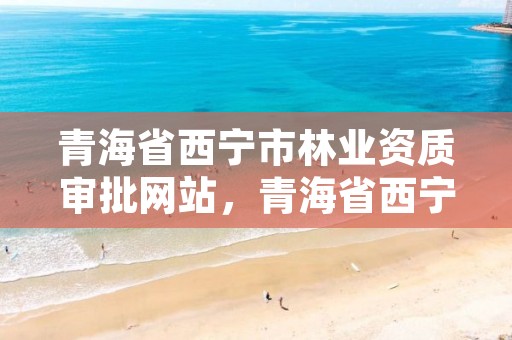 青海省西宁市林业资质审批网站，青海省西宁市林业资质审批网站公示