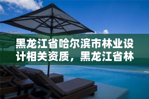 黑龙江省哈尔滨市林业设计相关资质，黑龙江省林业设计研究院改制方案