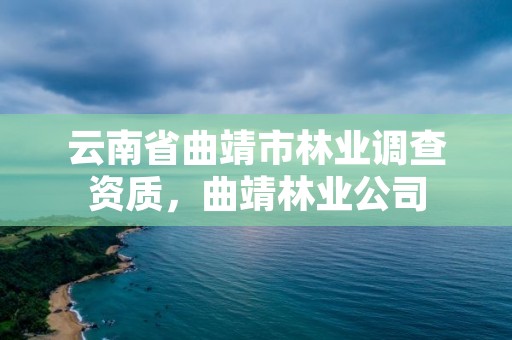 云南省曲靖市林业调查资质，曲靖林业公司