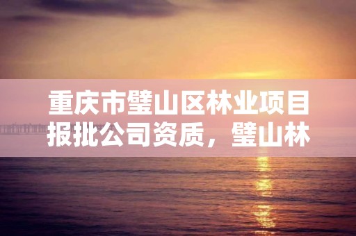 重庆市璧山区林业项目报批公司资质，璧山林业局家属院二手房