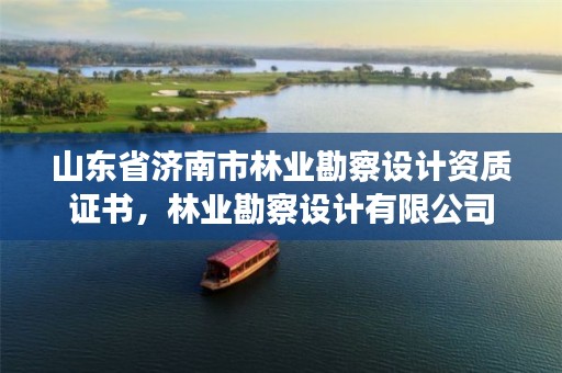 山东省济南市林业勘察设计资质证书，林业勘察设计有限公司