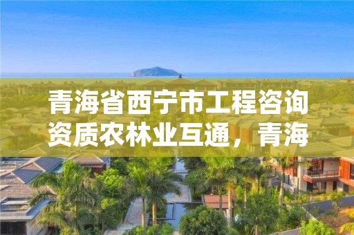 青海省西宁市工程咨询资质农林业互通，青海西宁绿化公司
