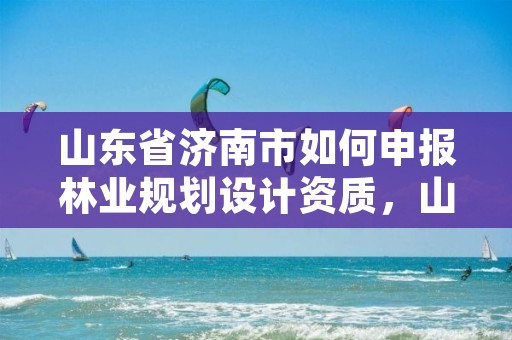 山东省济南市如何申报林业规划设计资质，山东省林业规划设计院
