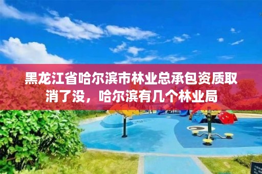 黑龙江省哈尔滨市林业总承包资质取消了没，哈尔滨有几个林业局