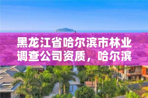 黑龙江省哈尔滨市林业调查公司资质，哈尔滨市林业局直属林场
