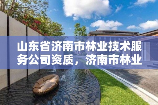 山东省济南市林业技术服务公司资质，济南市林业局招聘公告
