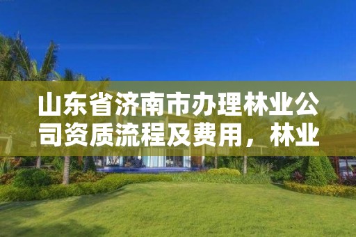 山东省济南市办理林业公司资质流程及费用，林业服务公司资质
