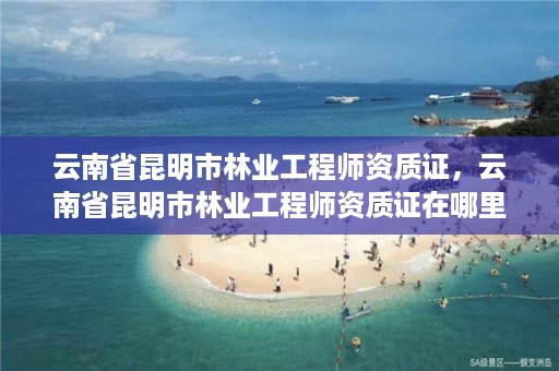 云南省昆明市林业工程师资质证，云南省昆明市林业工程师资质证在哪里办