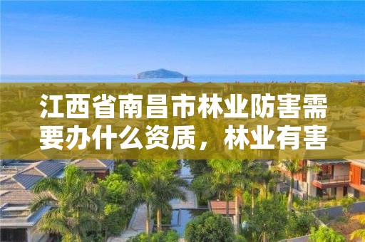 江西省南昌市林业防害需要办什么资质,林业有害生物防治资质管理工作通知