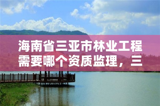 海南省三亚市林业工程需要哪个资质监理,三亚林业局地址